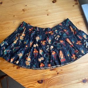 Super short nautical skirt